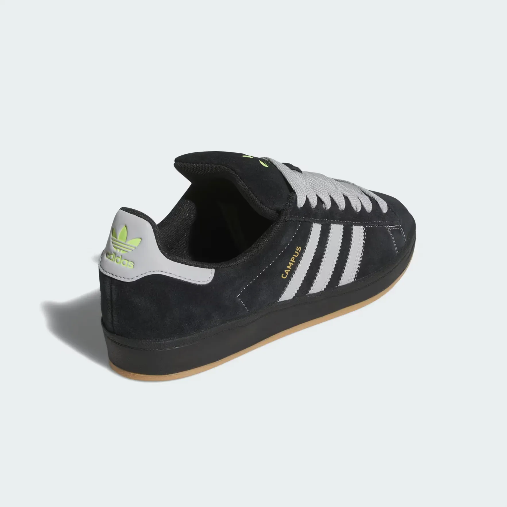 ADIDAS CAMPUS 90S ADV CORE BLACK / GREY TWO / GOLD METALLIC