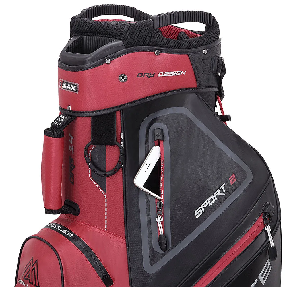 Big Max Dri Lite Sport 2 Cart Bag - Red/Black