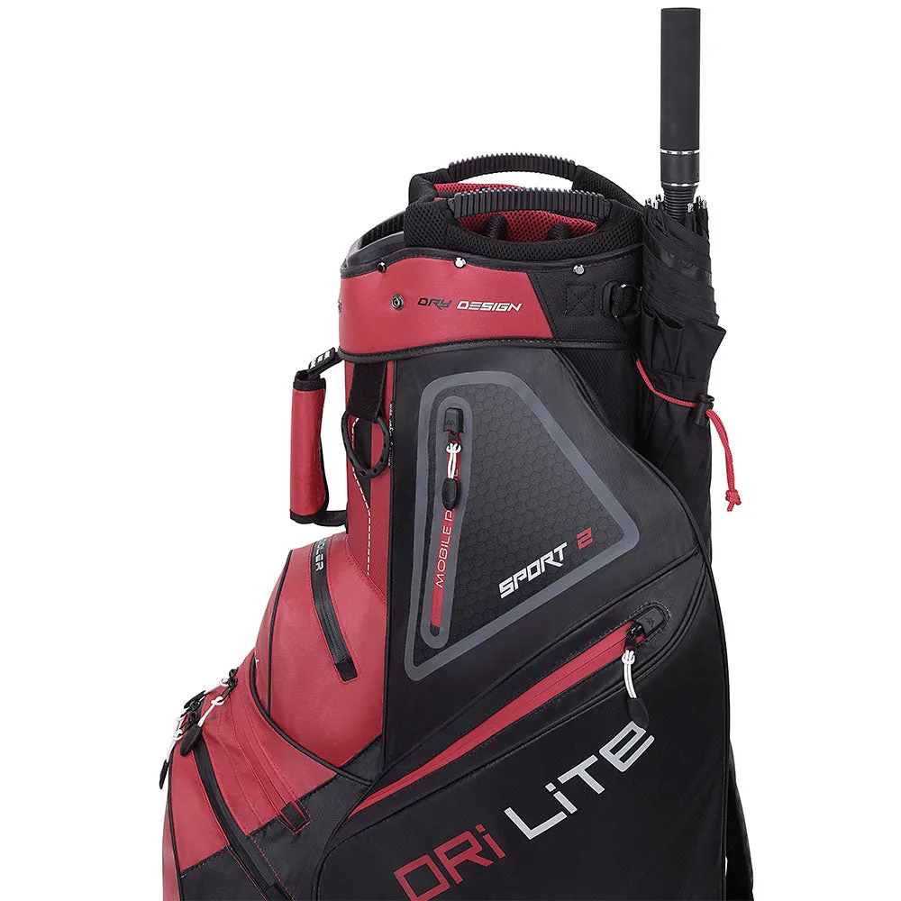 Big Max Dri Lite Sport 2 Cart Bag - Red/Black