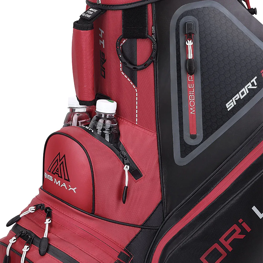 Big Max Dri Lite Sport 2 Cart Bag - Red/Black