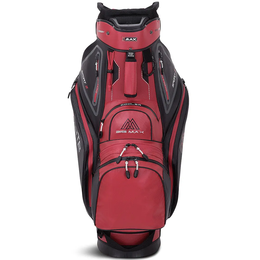 Big Max Dri Lite Sport 2 Cart Bag - Red/Black