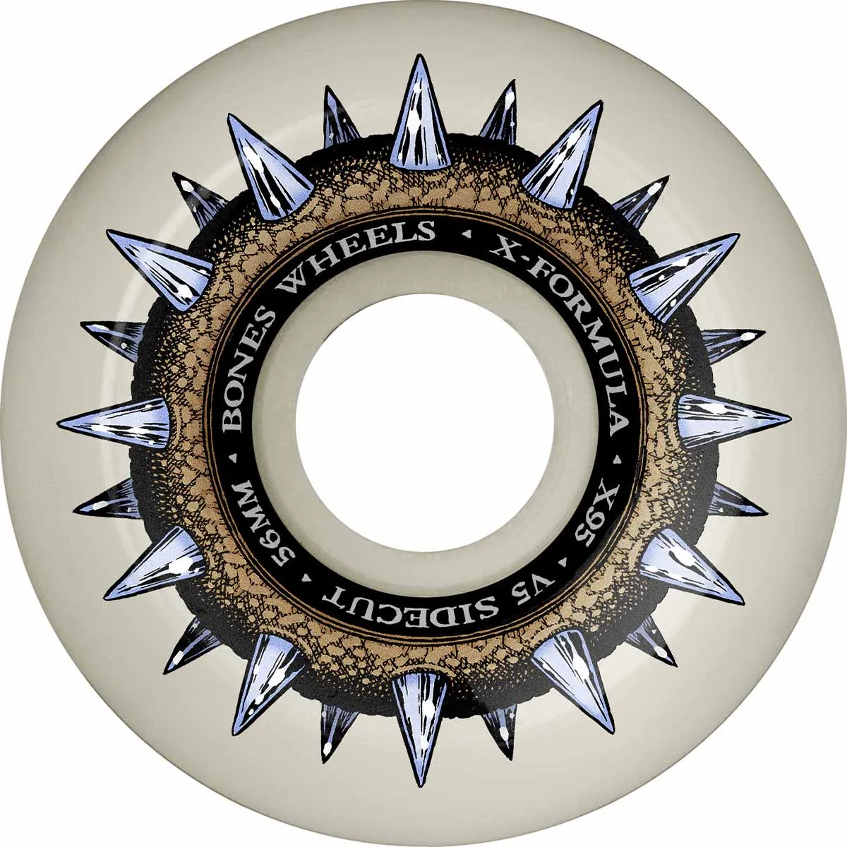 Bones - XF Street Cleats 56MM 95A V5 Side-Cut Skateboard Wheels