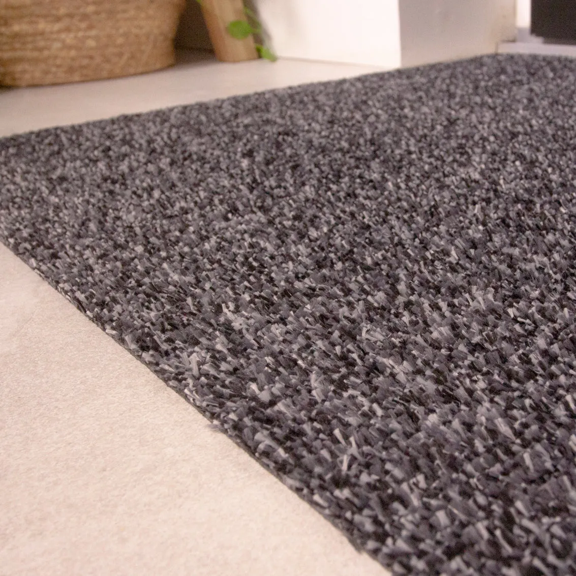 Breeze Anthracite Grey Eco-Friendly Washable Thin Doormat