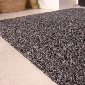 Breeze Anthracite Grey Eco-Friendly Washable Thin Doormat