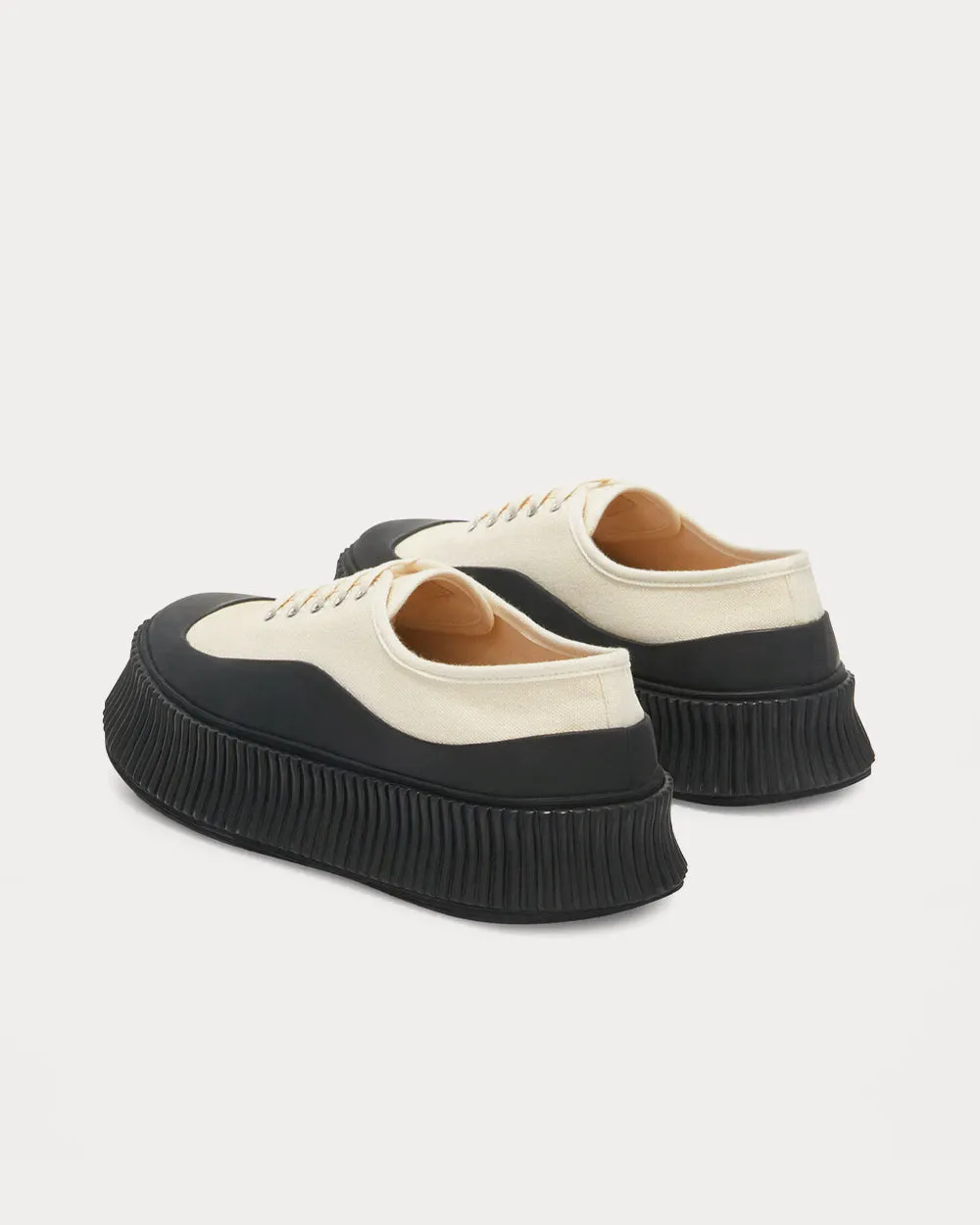 Canvas Natural Low Top Sneakers