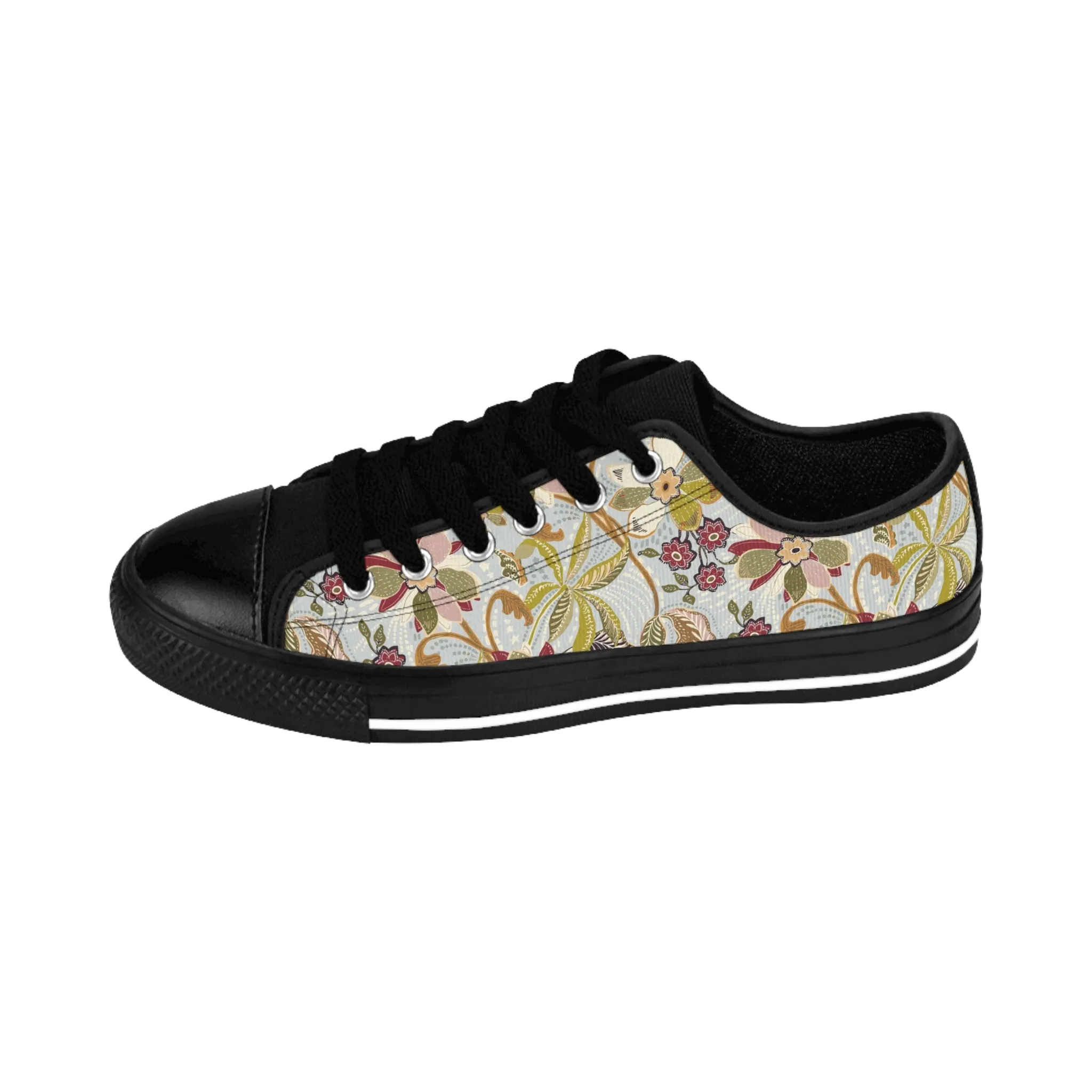 Colorful Flowers Women's Sneakers
