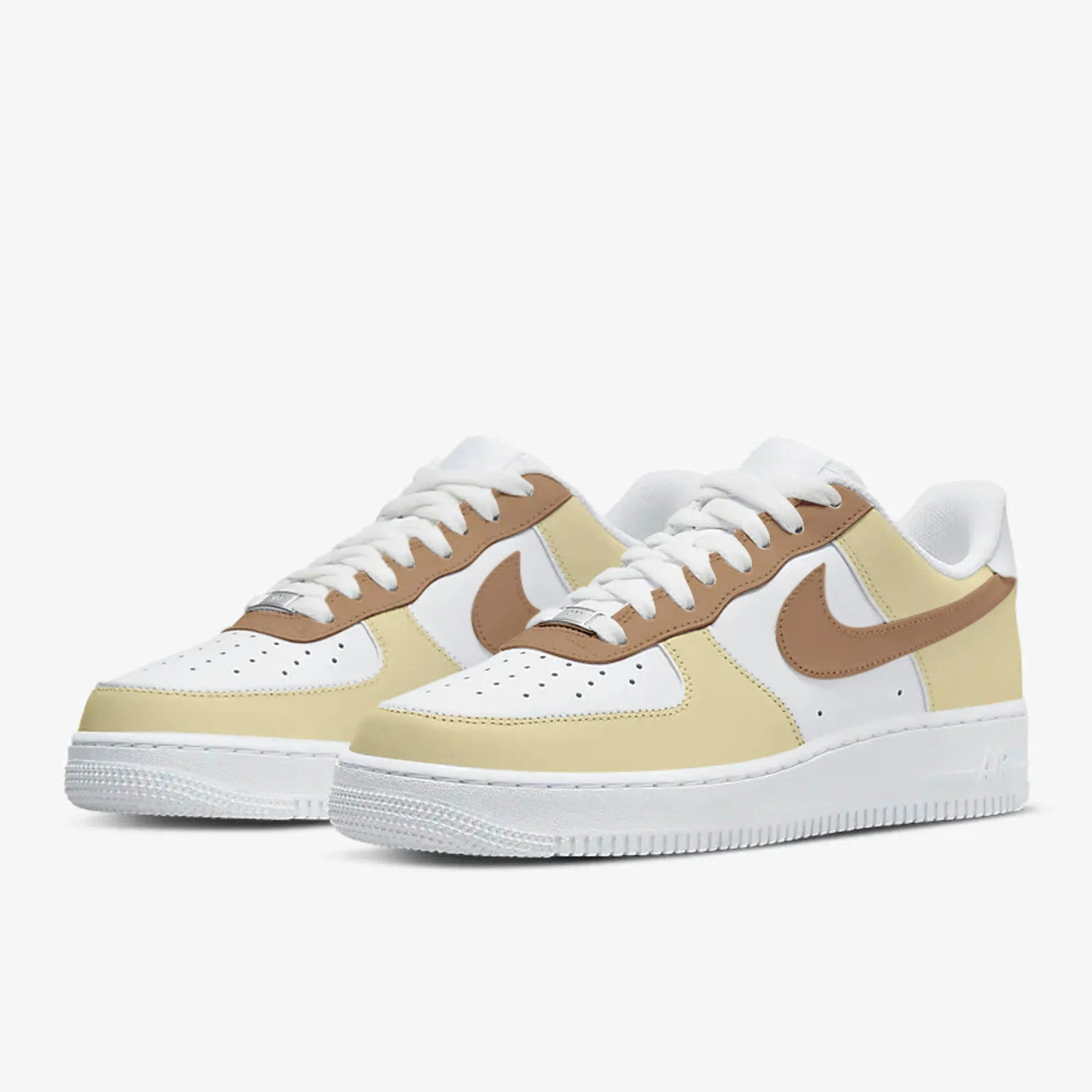 Cream and Tan AF1