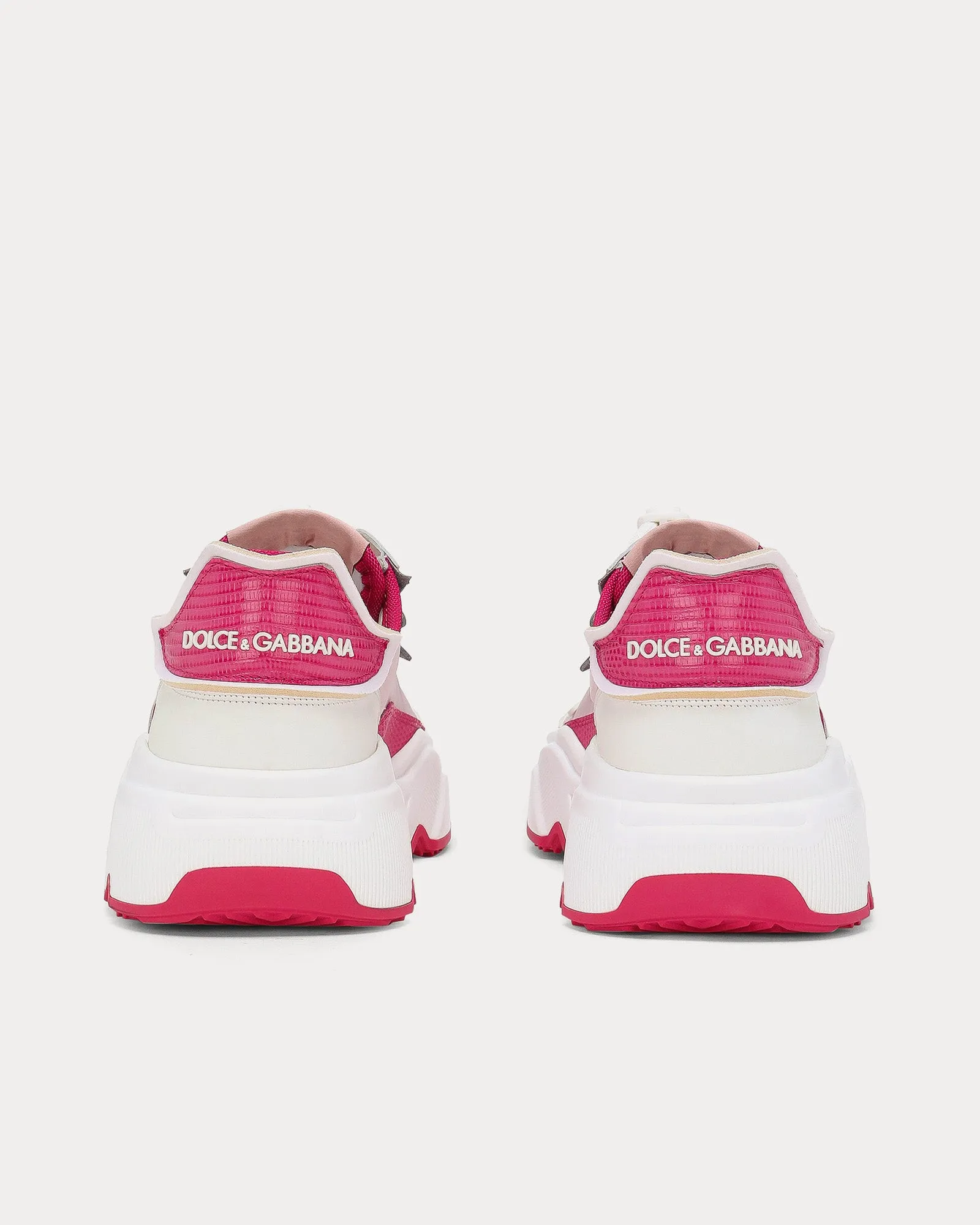 Daymaster White / Pink Low Top Sneakers