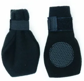 Fashion Pet Lookin Good Arctic Fleece Boots for Dogs, Medium, Black