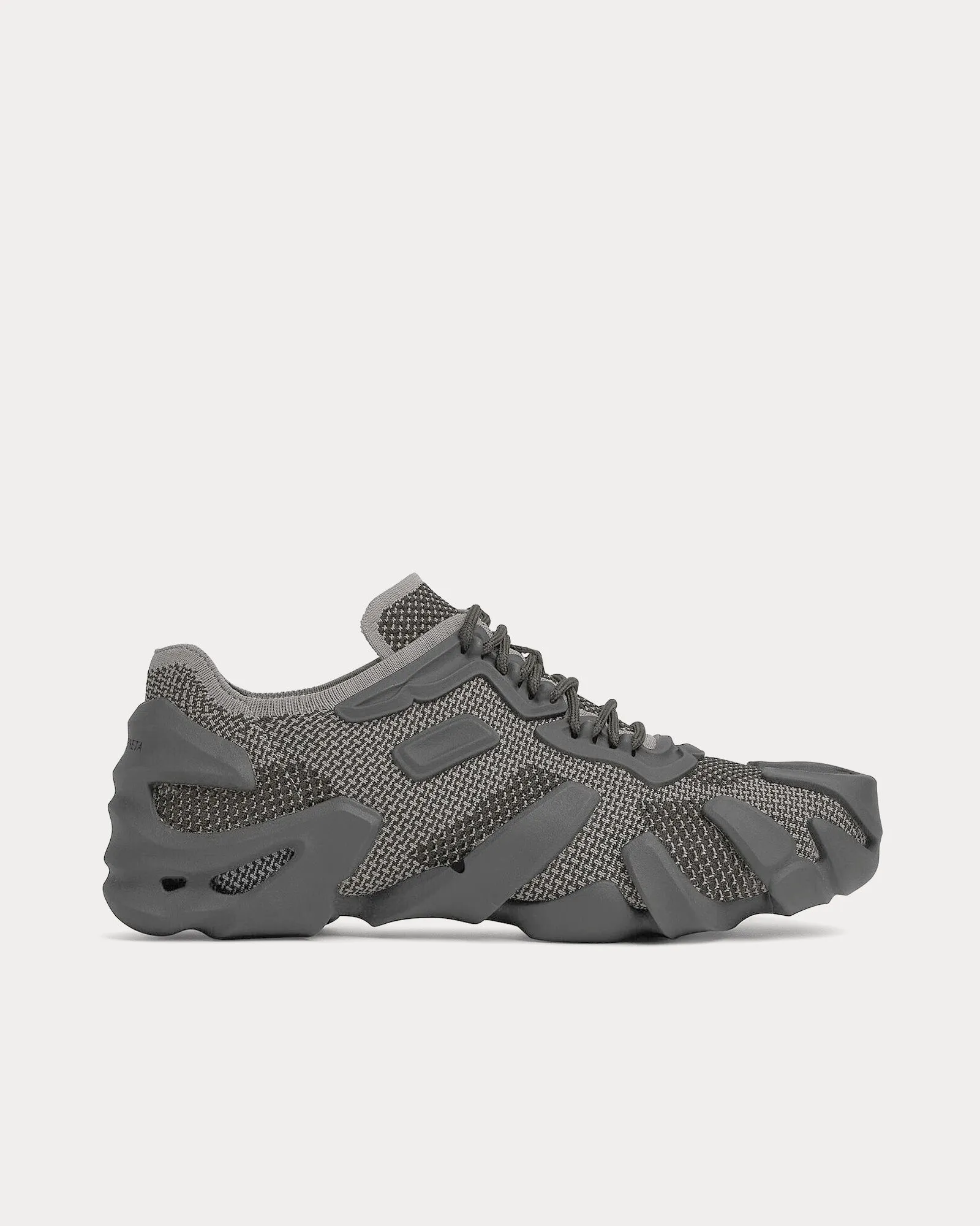 Flex Technical Knit Grey Low Top Sneakers