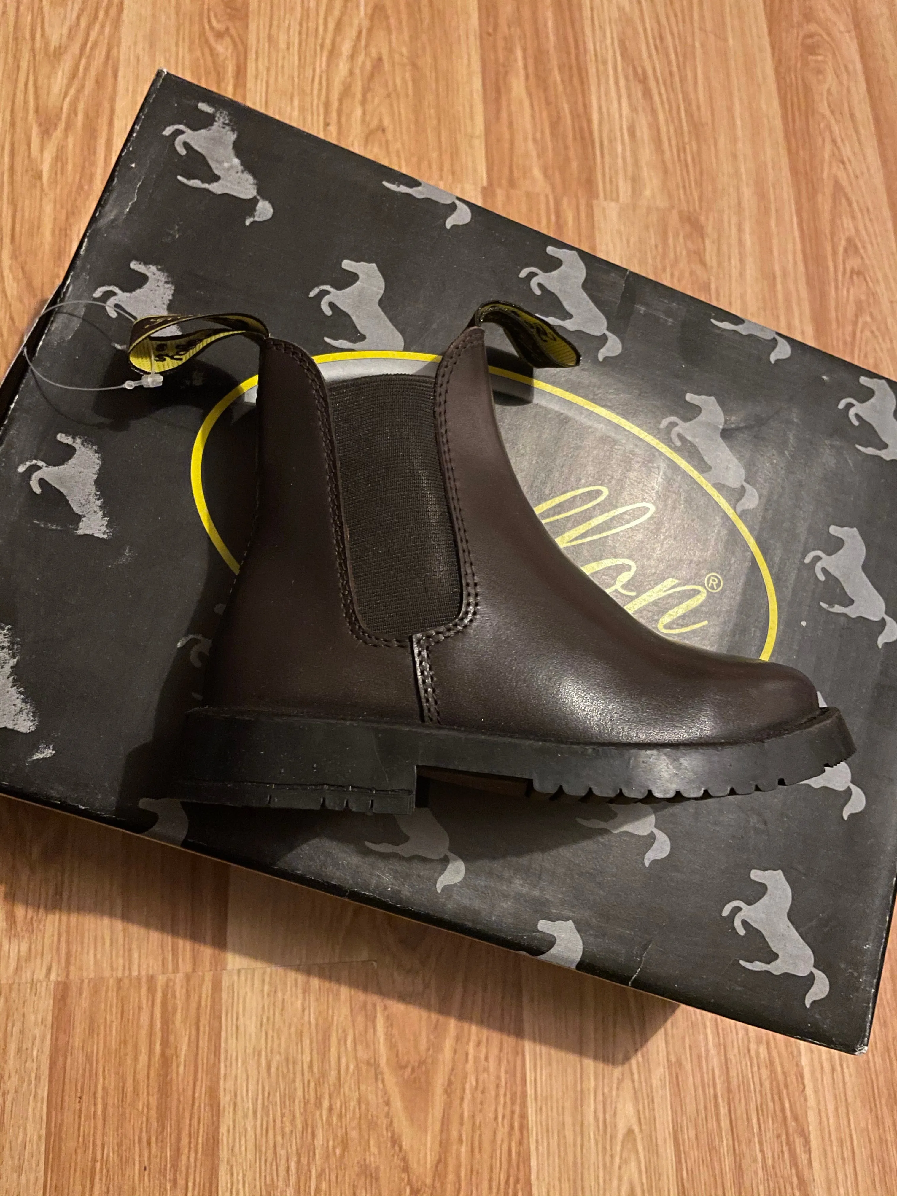 Gallop Brown Lifestyle Jodphur Boots - Childs Size 7