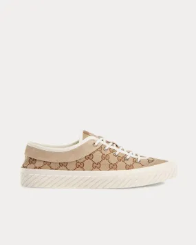GG Canvas Beige / Ebony Low Top Sneakers