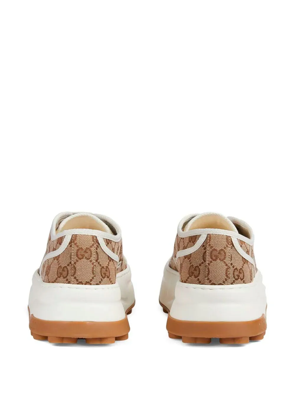 GG-canvas lace-up sneakers