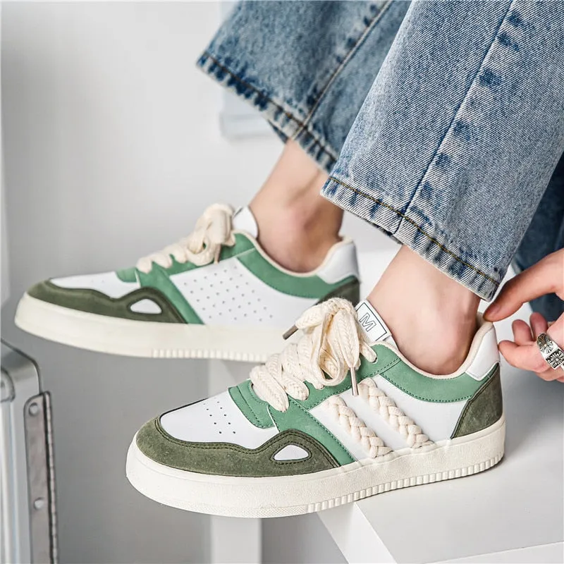 Hnzxzm Fashion Men Sneakers Platform Laced Men Casual Shoes  Low Top Flat Vulcanize Shoes New Male Skate Shoes Zapatos De Hombre