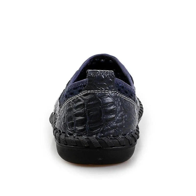 Hnzxzm Summer Loafers Shoes Men Mesh Breathable Summer Shoes Flat Mens Casual Shoes Male Brand Footwear Big Size 45 ZHK063