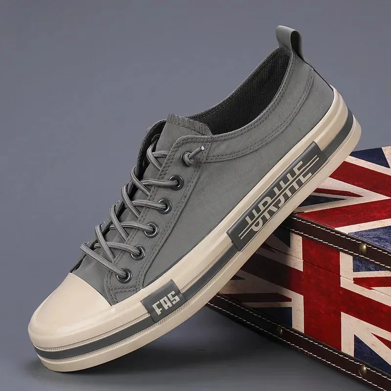 Lightweight Men's Canvas Low-cut Vulcanized Shoes Men Espadrille Non-slip Casual Shoes Flats