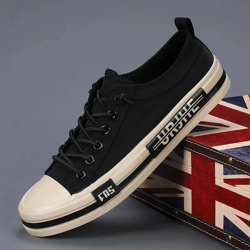 Lightweight Men's Canvas Low-cut Vulcanized Shoes Men Espadrille Non-slip Casual Shoes Flats