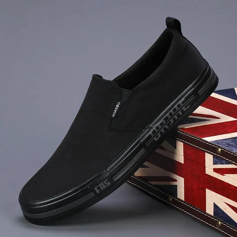 Lightweight Men's Canvas Low-cut Vulcanized Shoes Men Espadrille Non-slip Casual Shoes Flats
