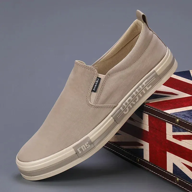 Lightweight Men's Canvas Low-cut Vulcanized Shoes Men Espadrille Non-slip Casual Shoes Flats