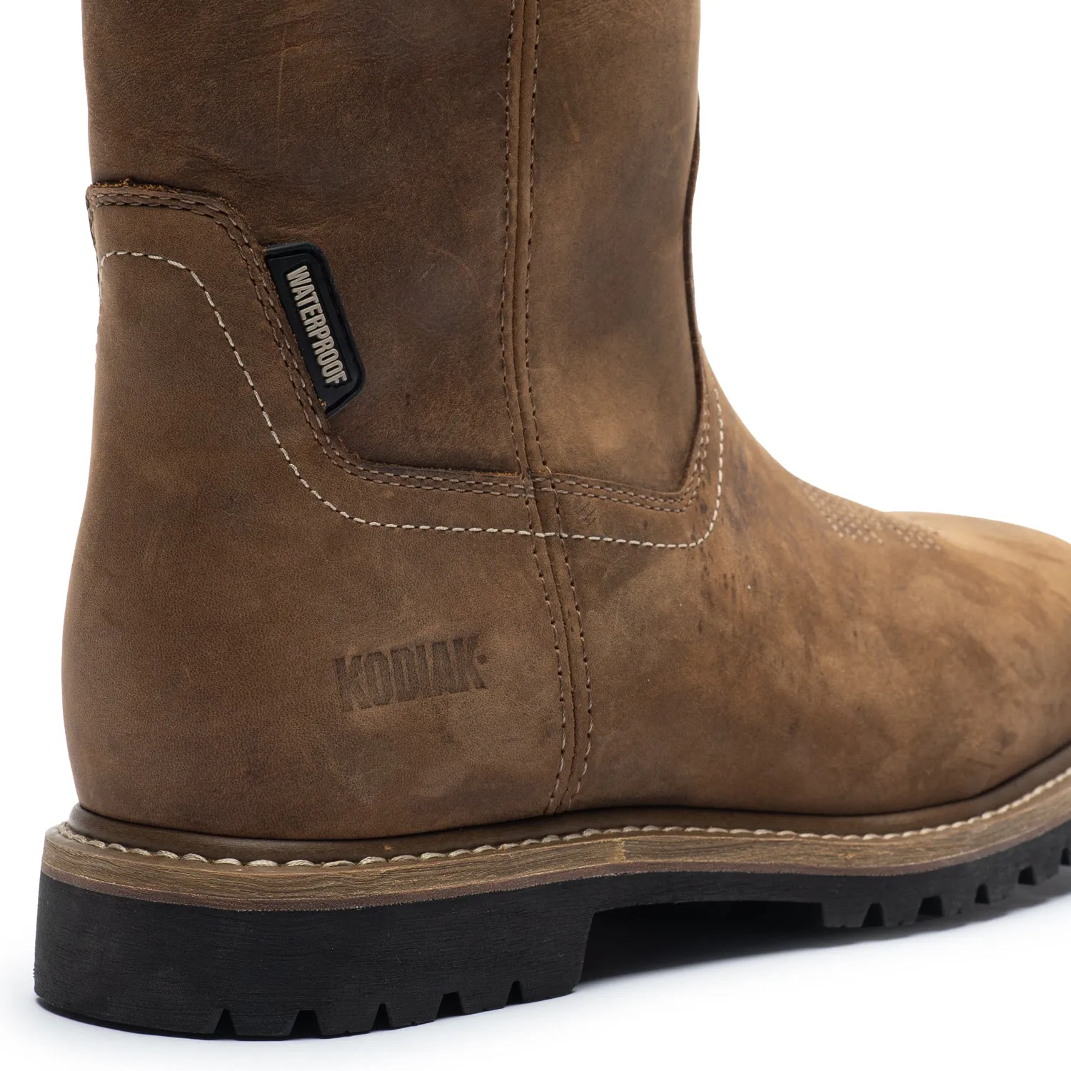 Lundbreck Men's Waterproof 8" Pull-On Work Boots 837CBN