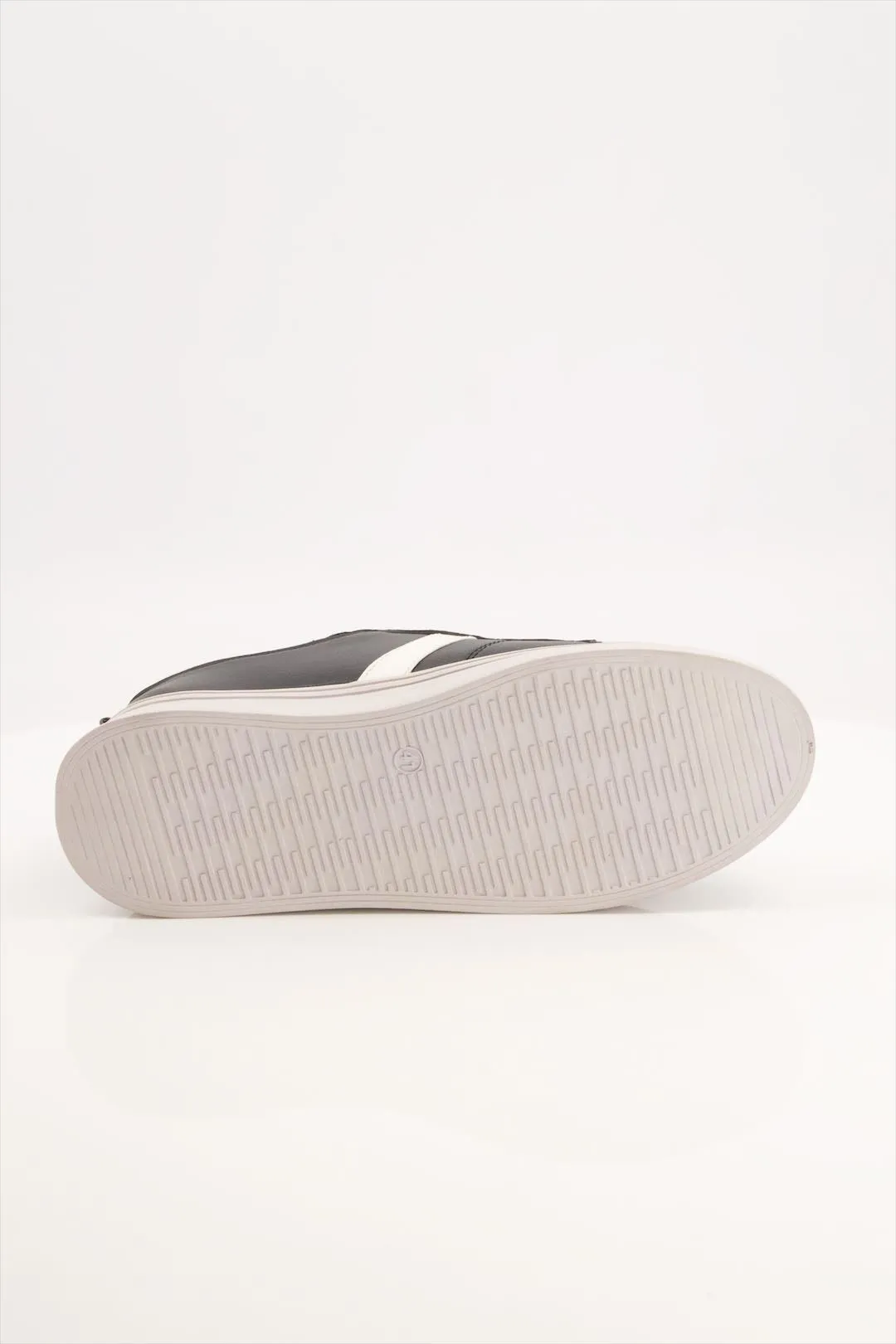 Man Pu Leather White Sneaker