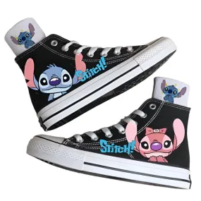 Men & Women Graffiti Fashion High-Top & Low-Top Canvas Sneaker Shoes