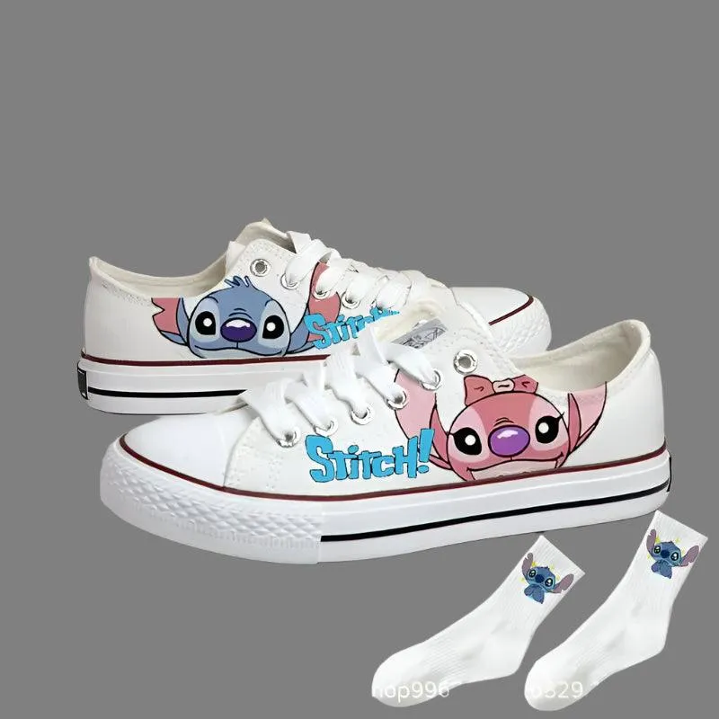 Men & Women Graffiti Fashion High-Top & Low-Top Canvas Sneaker Shoes