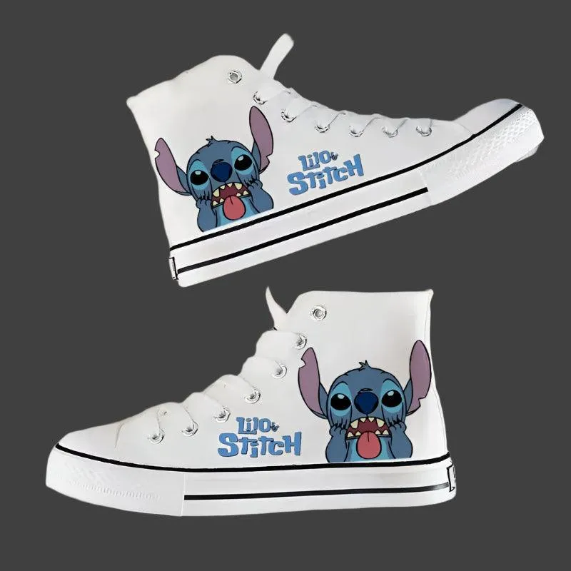 Men & Women Graffiti Fashion High-Top & Low-Top Canvas Sneaker Shoes