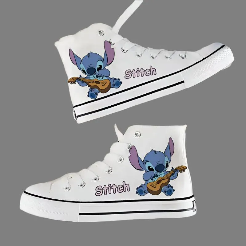 Men & Women Graffiti Fashion High-Top & Low-Top Canvas Sneaker Shoes