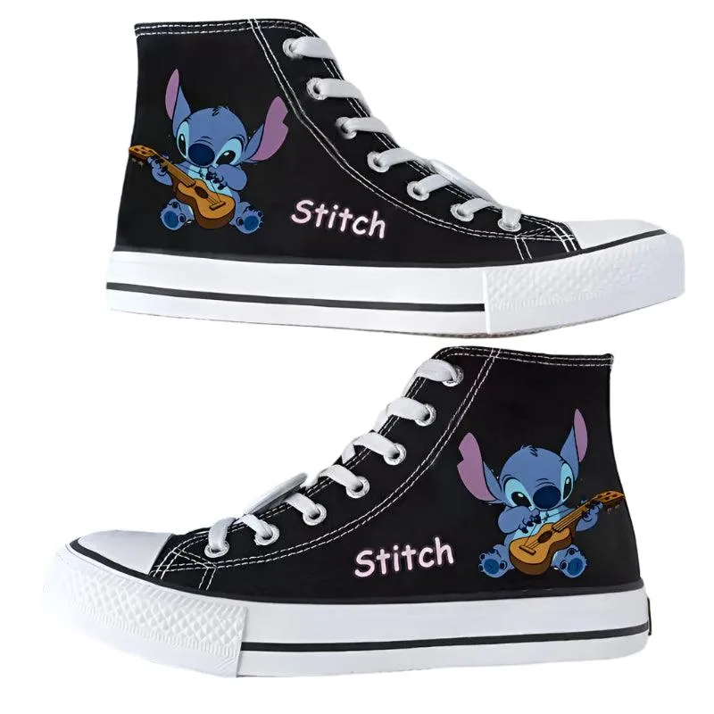 Men & Women Graffiti Fashion High-Top & Low-Top Canvas Sneaker Shoes