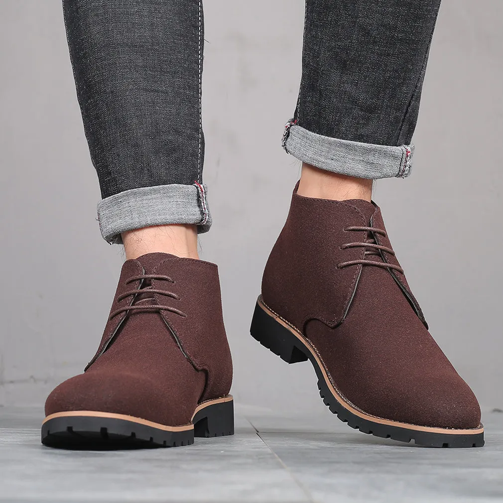 Men's Suede Plain Chukka Boots