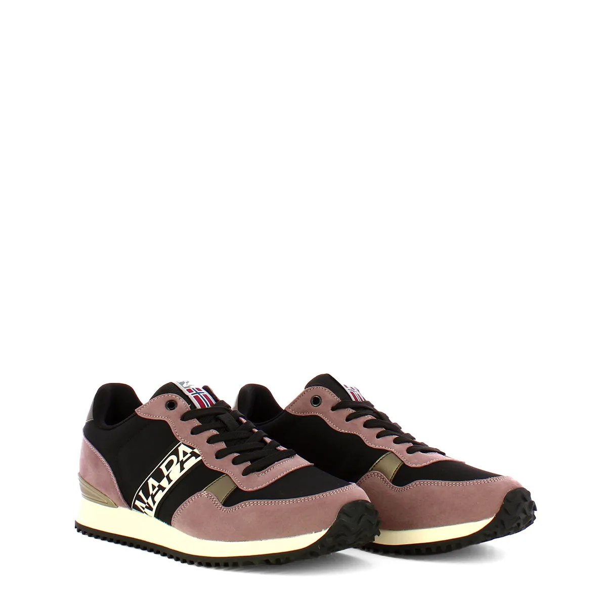 Napapijri - Astra Black Pink Women's Sneakers - NP0A4HWC - BLACK/PINK