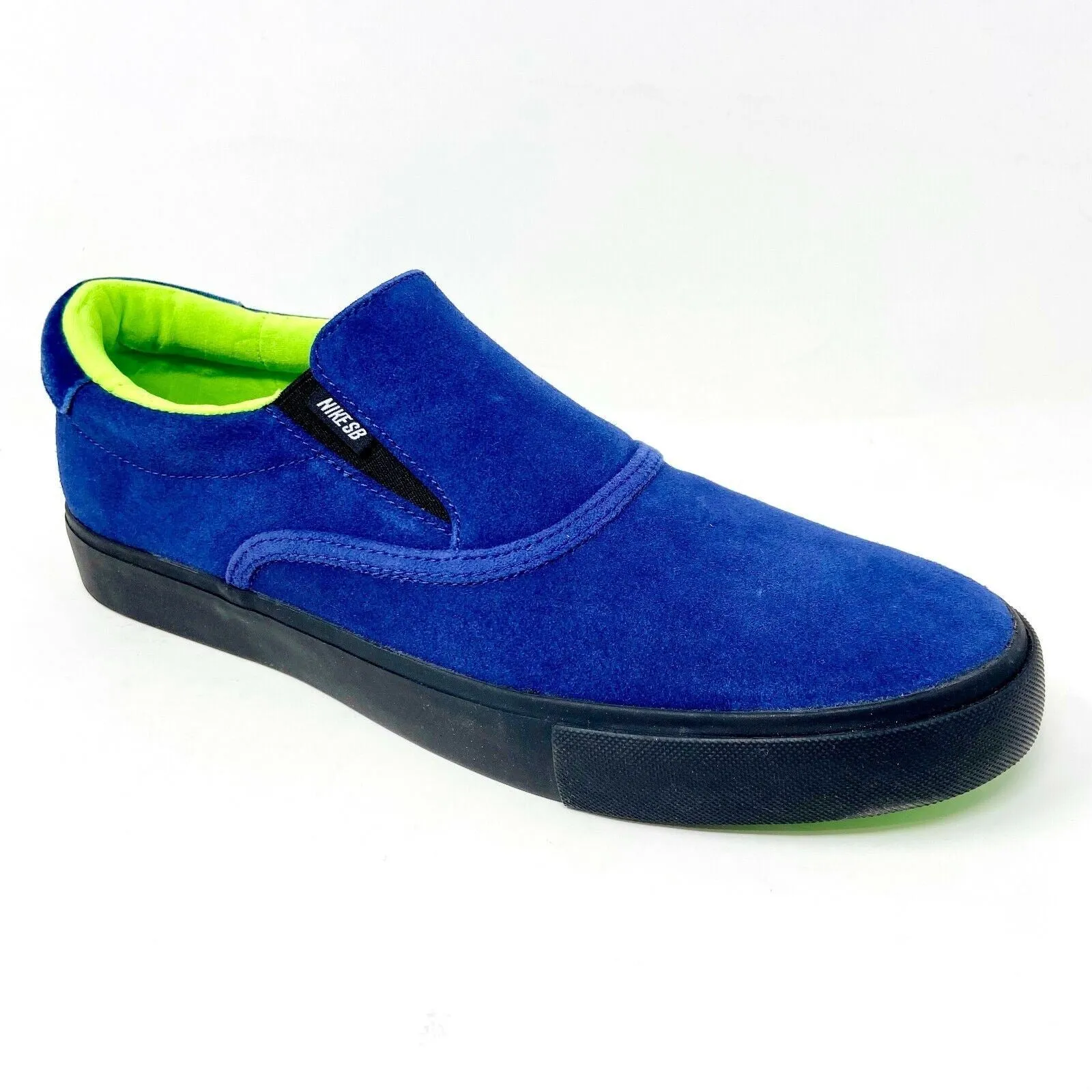 Nike SB Zoom Verona Slip Leo Baker Blue Black Mens Skateboard Shoes DC4231 400