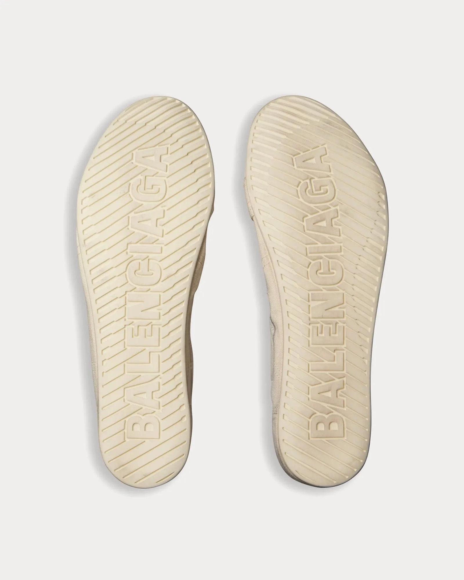 Paris Ultra Flat Recycled Canvas White High Top Sneakers