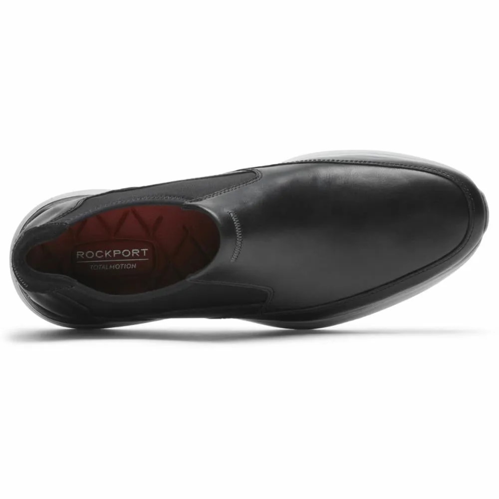 Rockport Men TOTAL MOTION ACTIVE SLIP ON BLACK