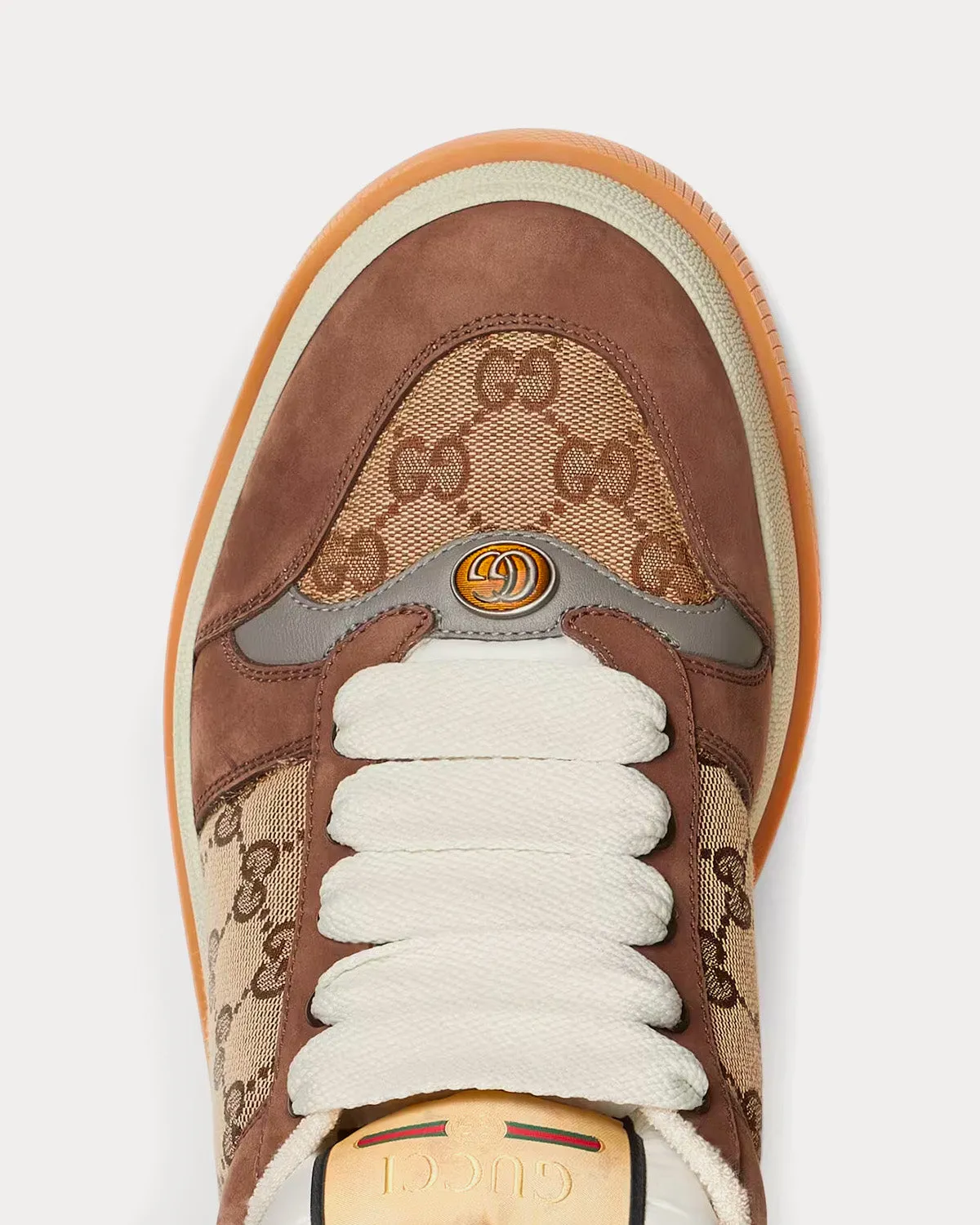 Screener GG Canvas Beige / Ebony Low Top Sneakers