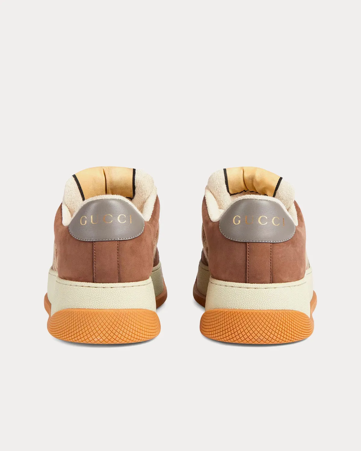 Screener GG Canvas Beige / Ebony Low Top Sneakers