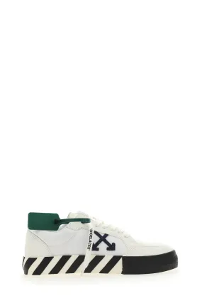 Sneakers Low Vulcanized in Tessuto Bianco