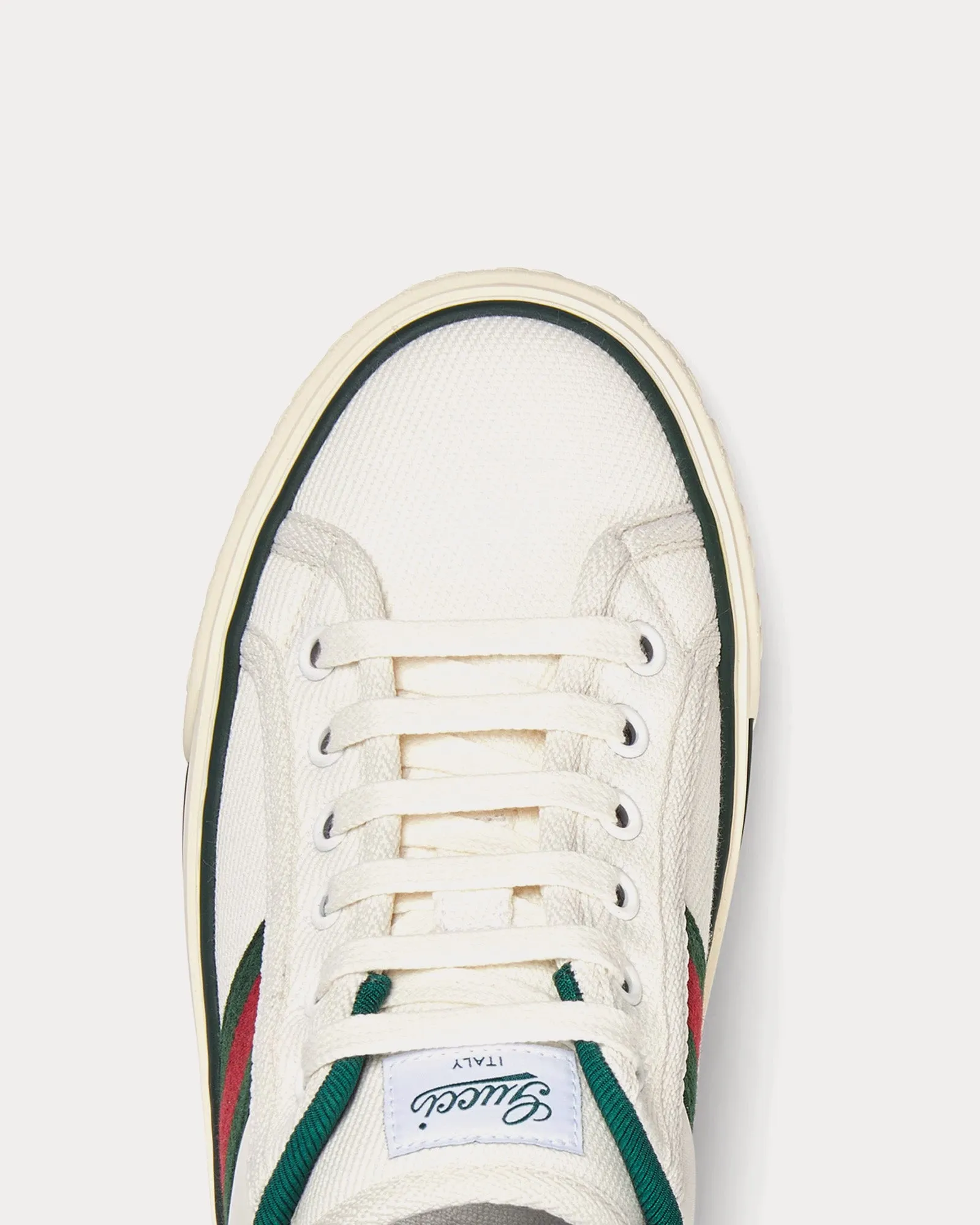 Tennis 1977 GG Canvas White Top Sneakers