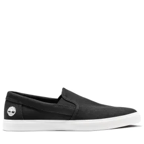 Timberland Men's Union Wharf Slip On Sneakers- Black Canvas