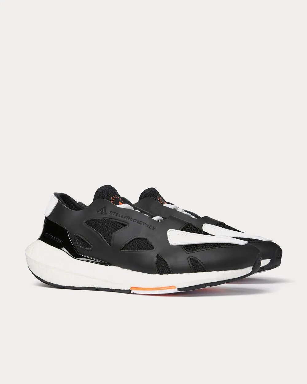 Ultraboost 22 Black / White / Signal Orange Running Shoes