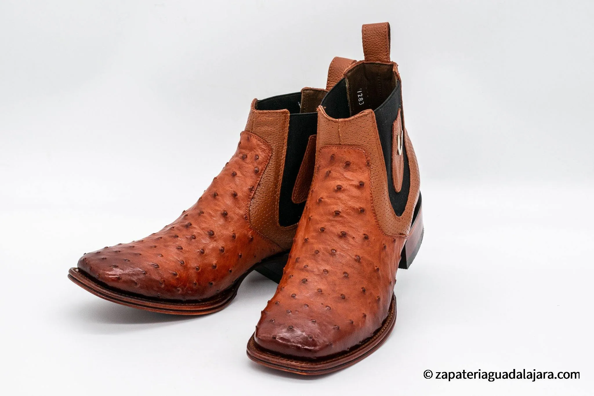 VESTIGIUM 782B0357 OSTRICH FADED COGNAC