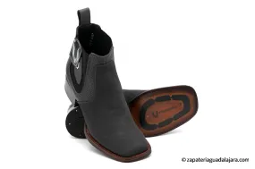 VESTIGIUM 782B6309 WIDE SQUARE TOE NOBUCK GREY