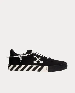 Vulcanized Black Low Top Sneakers