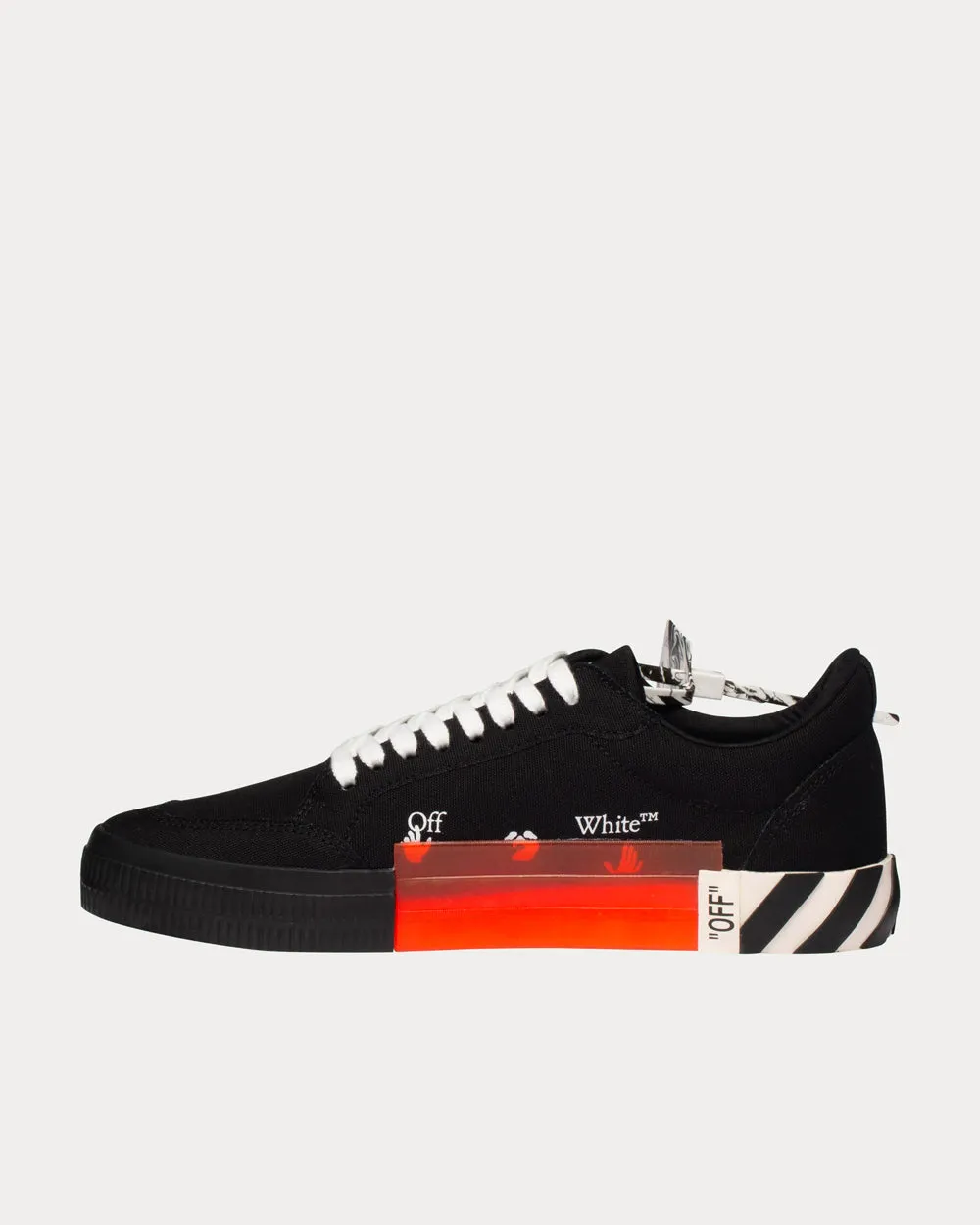 Vulcanized Black Low Top Sneakers