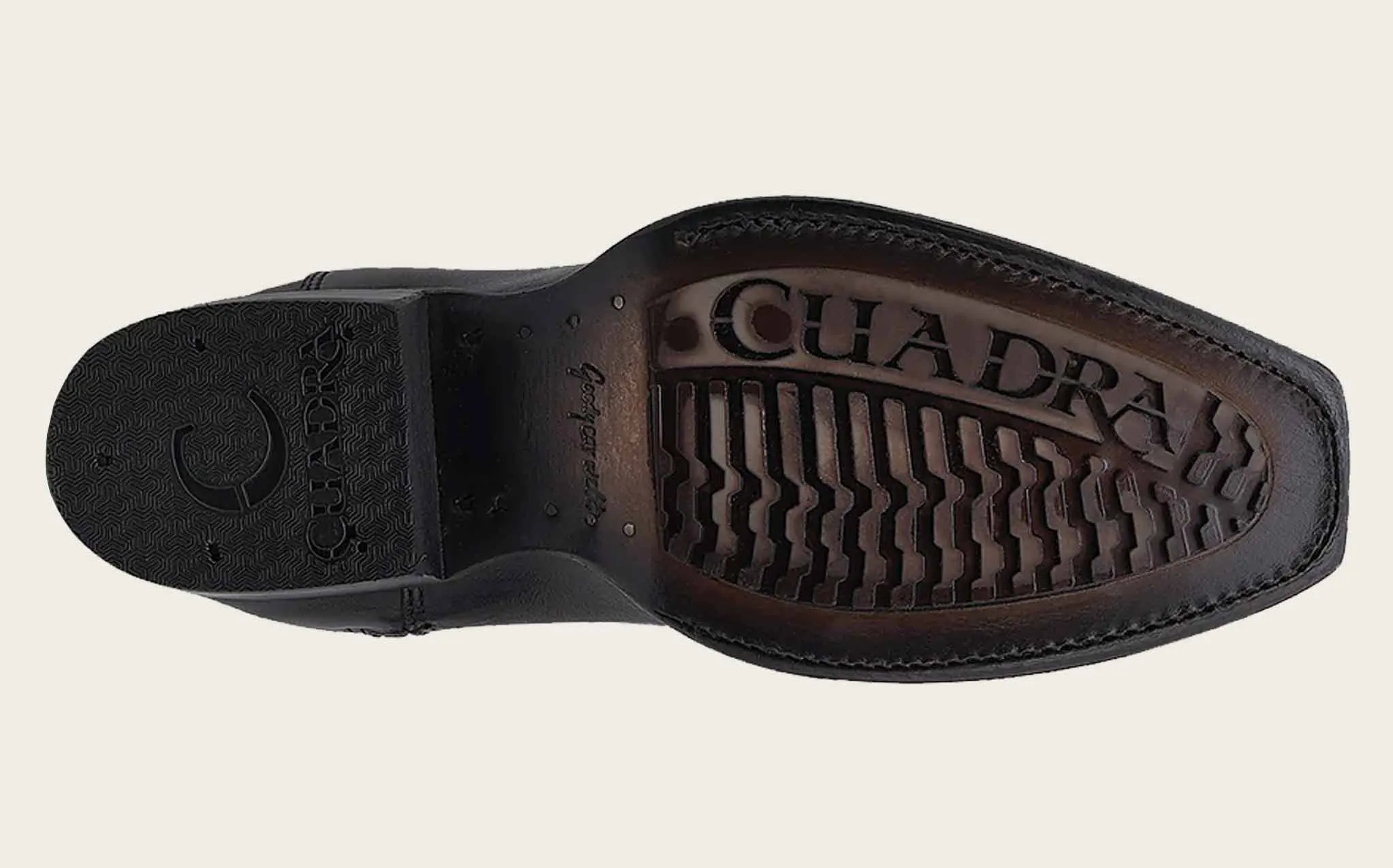 Western engraved black stingray boot