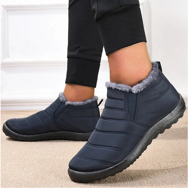 Winter-Ready Snow Boots for Men – Comfortable, Waterproof, and Insulated Ankle Boots for Work and Play!