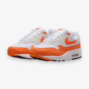 Women's Nike Air Max 1 Neutral Grey Safety Orange DZ2628-002